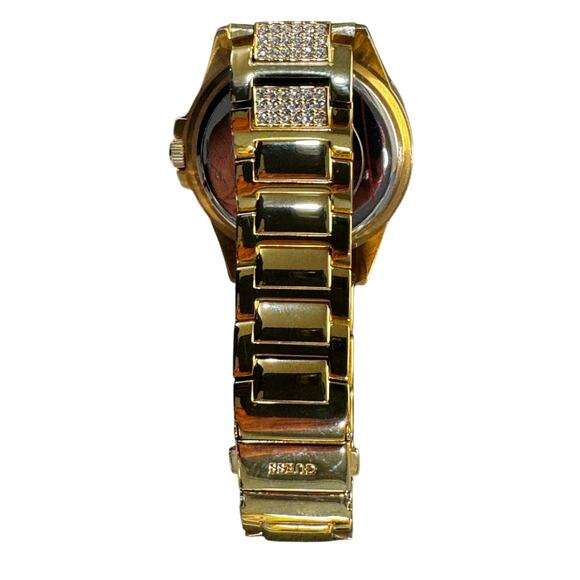 GUESS Unisex Gold-Tone Stainless Steel Bracelet Watch 40mm - Picture 12 of 13